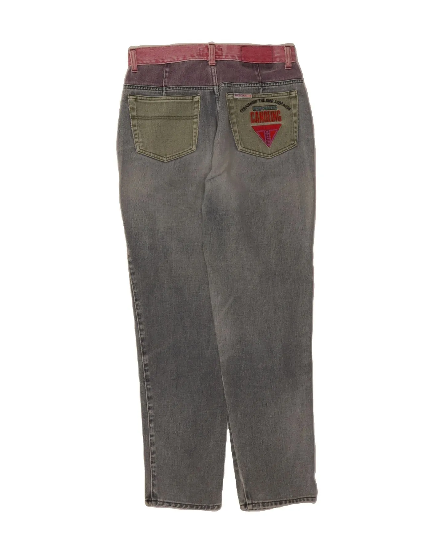VINTAGE Womens Tapered Jeans W31 L29 Blue Cotton
