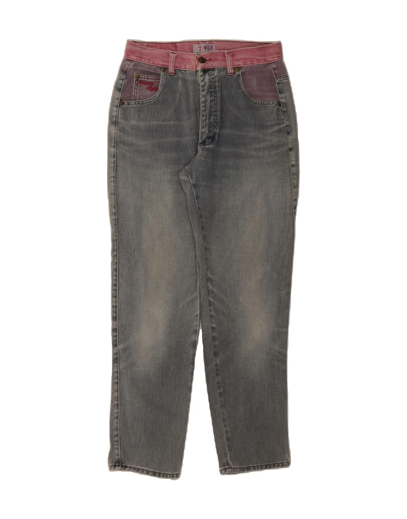 VINTAGE Womens Tapered Jeans W31 L29 Blue Cotton