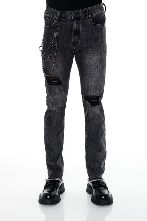 Wallet Chain Slim-Fit Jean
