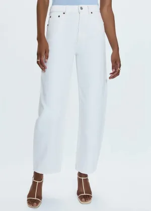 Wes High Rise Barrel - Vivid White
