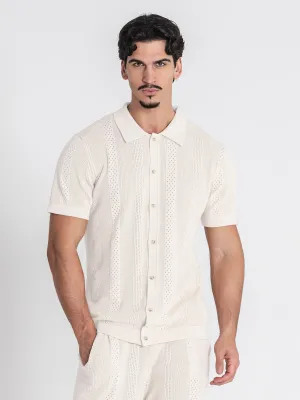White Breathe Knit Shirt