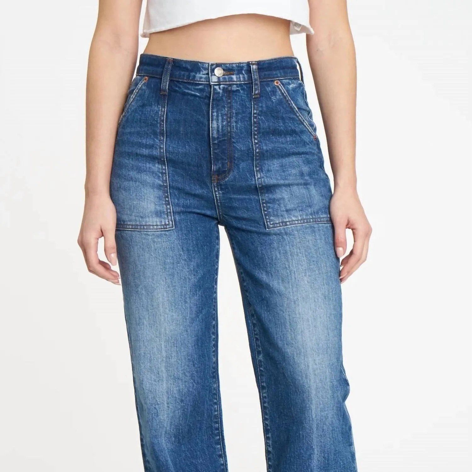 Women's Far Out Patchpocket Jeans In Play Date
