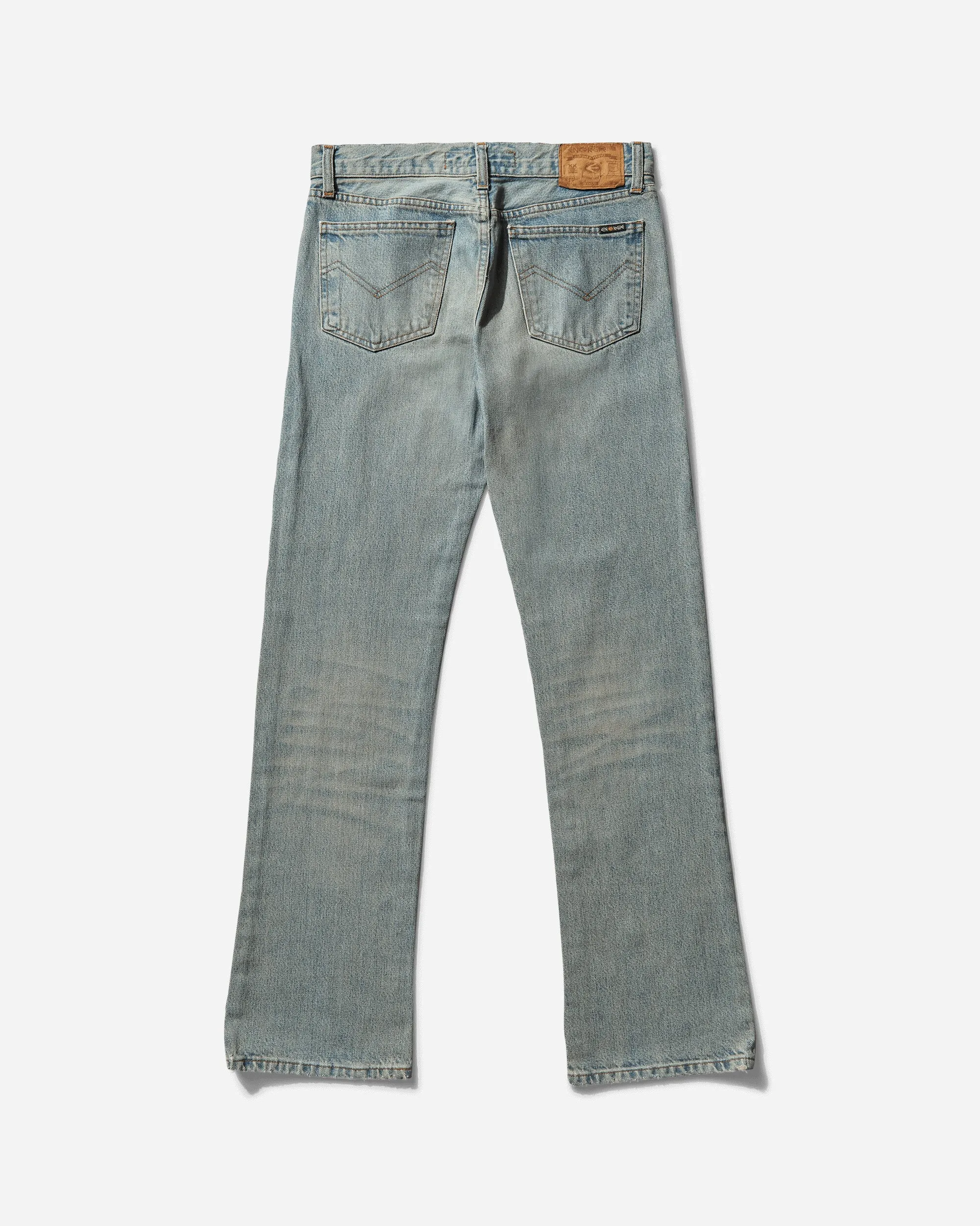 Women's Flower Jeans Blue