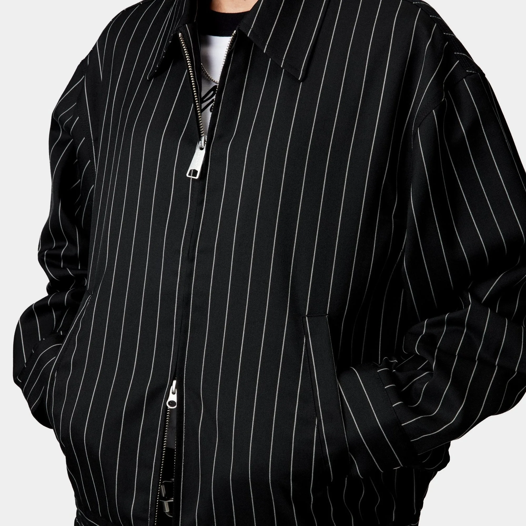 Women’s Seaton Stripe Jacket | Black / Wax