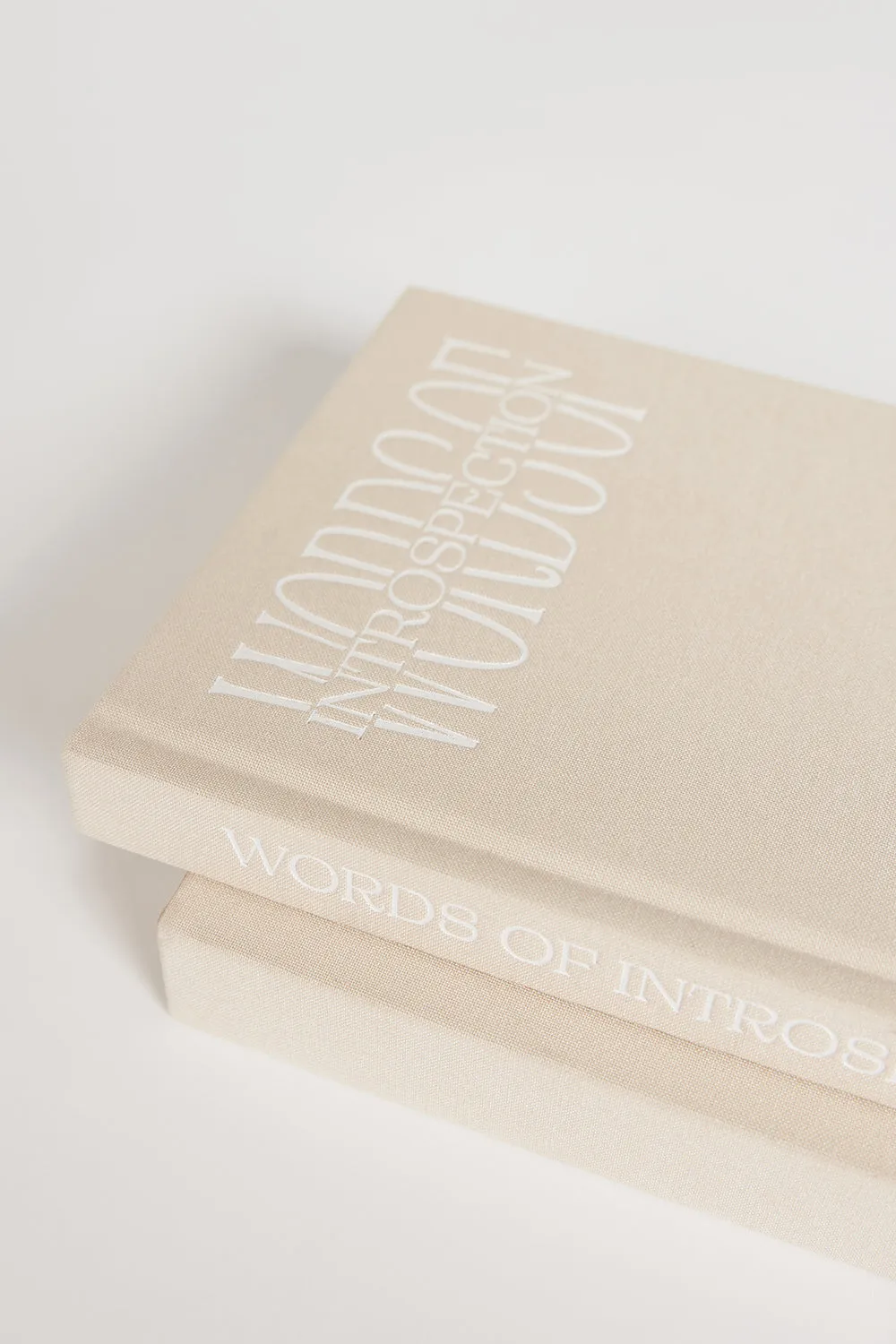 WORDS OF INTROSPECTION CREAM JOURNAL