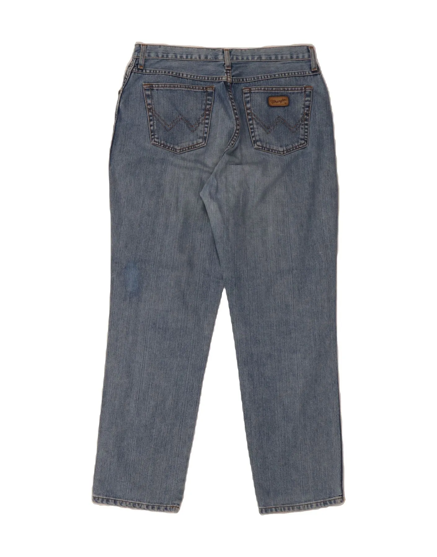 WRANGLER Womens Straight Jeans W36 L29 Blue