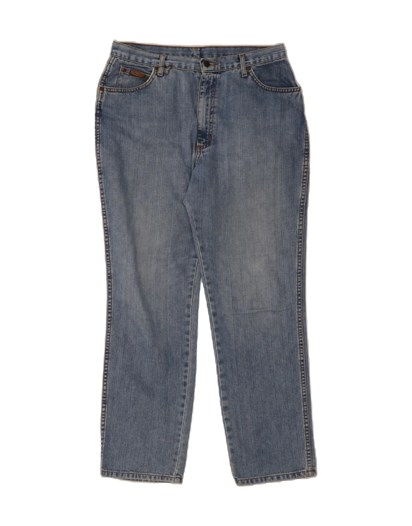 WRANGLER Womens Straight Jeans W36 L29 Blue