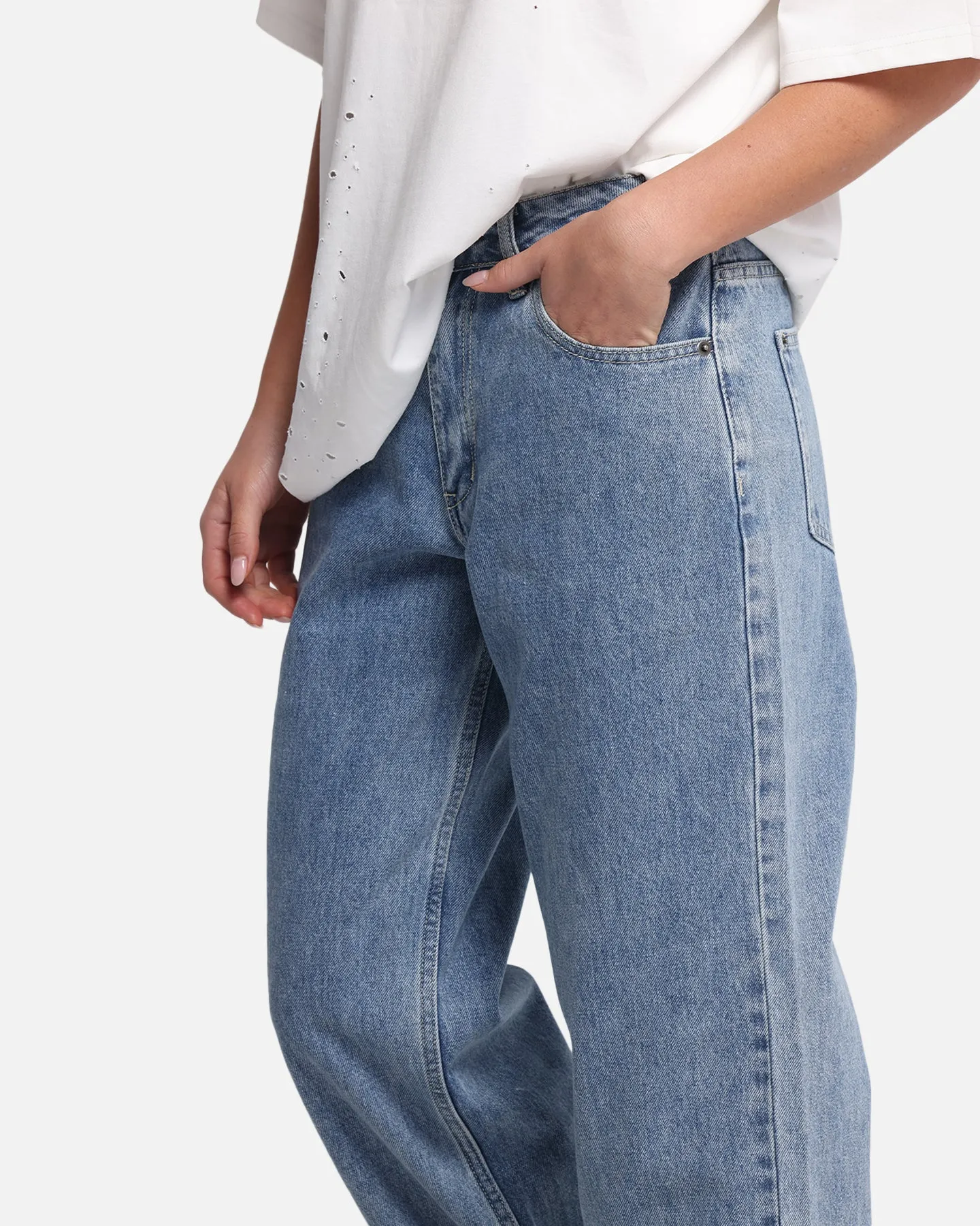 XXIII Women's Baggy Jeans Blue Denim