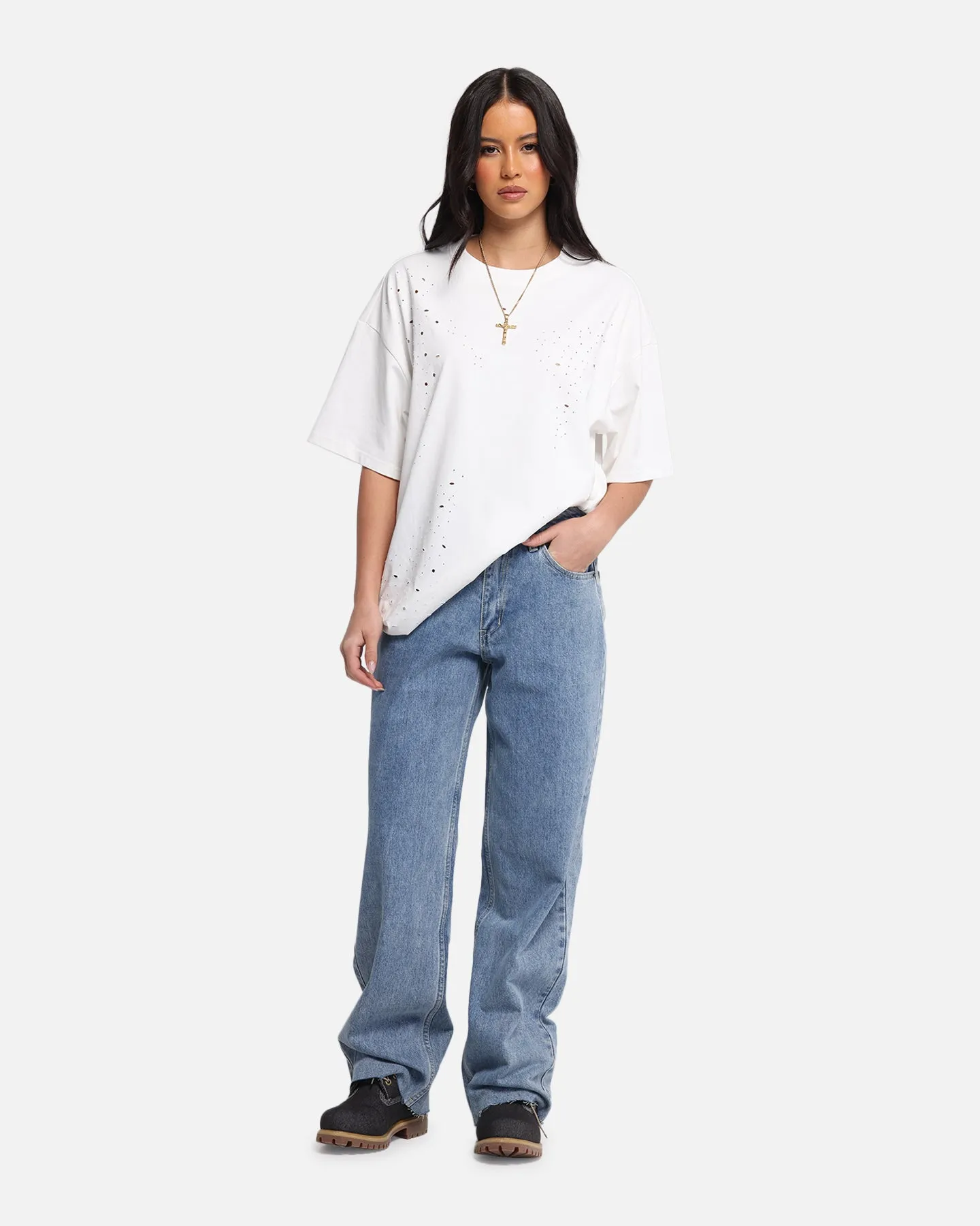 XXIII Women's Baggy Jeans Blue Denim