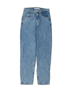 ZARA Womens Straight Jeans EU 36 XS W26 L26 Blue Cotton